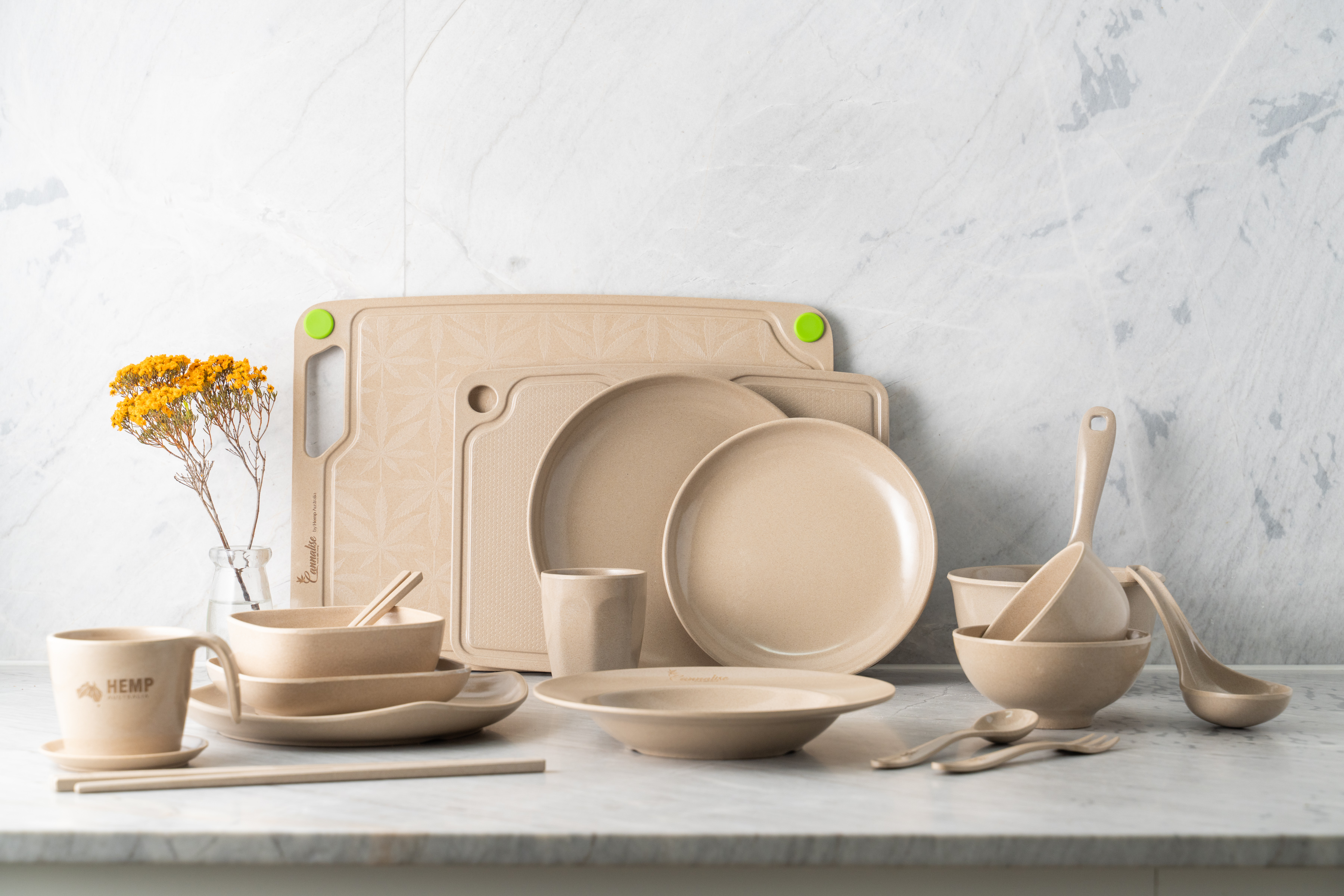 Cannalise hemp tableware lifestyle